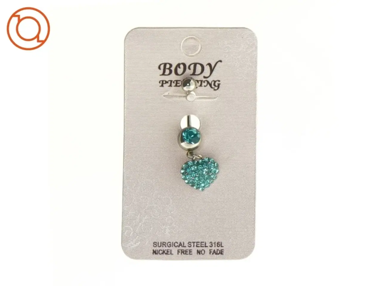 Billede 1 - Navlepiercing (str. 7 x 4 cm)