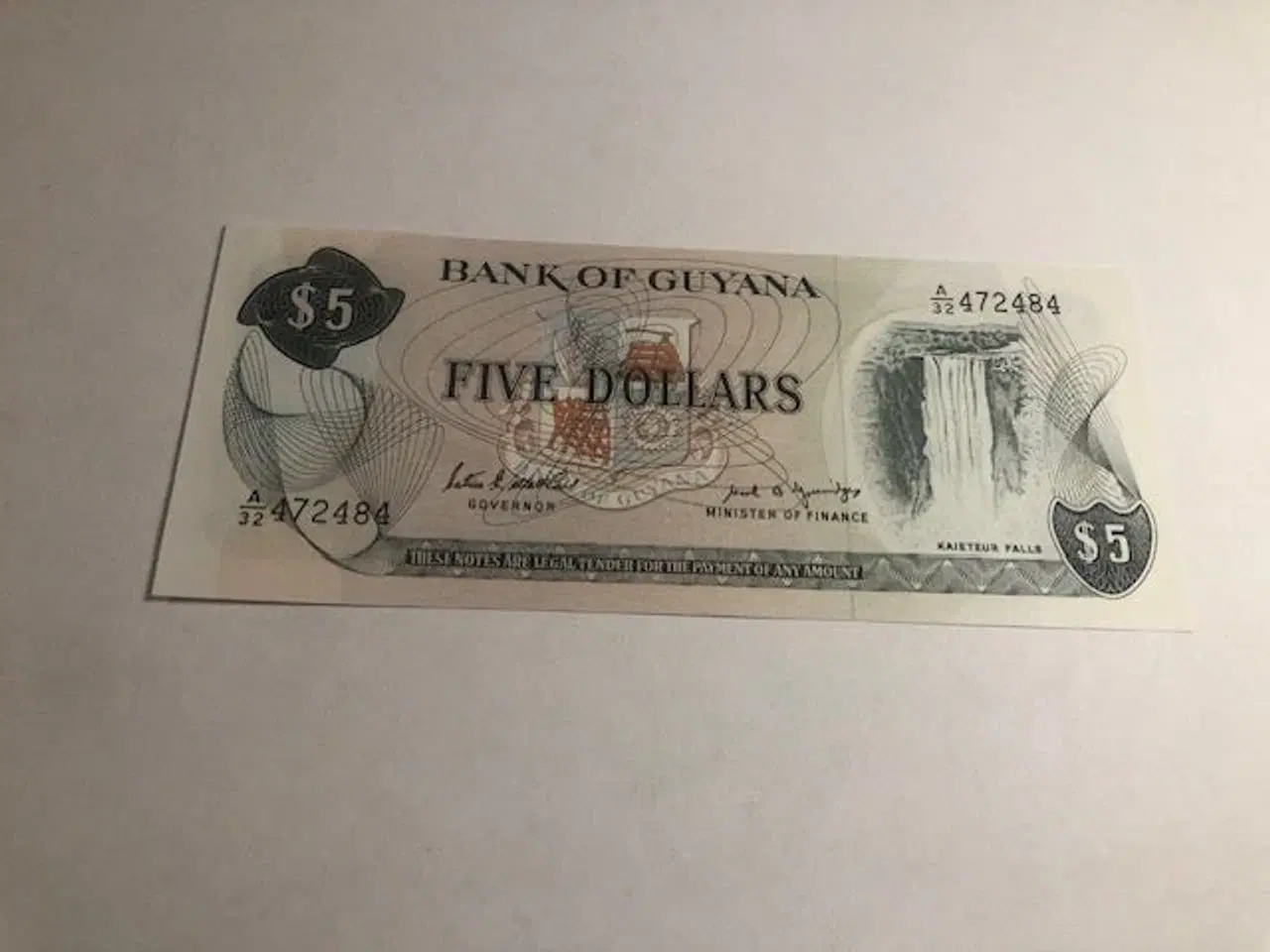 Billede 1 - 5 Dollars Guyana