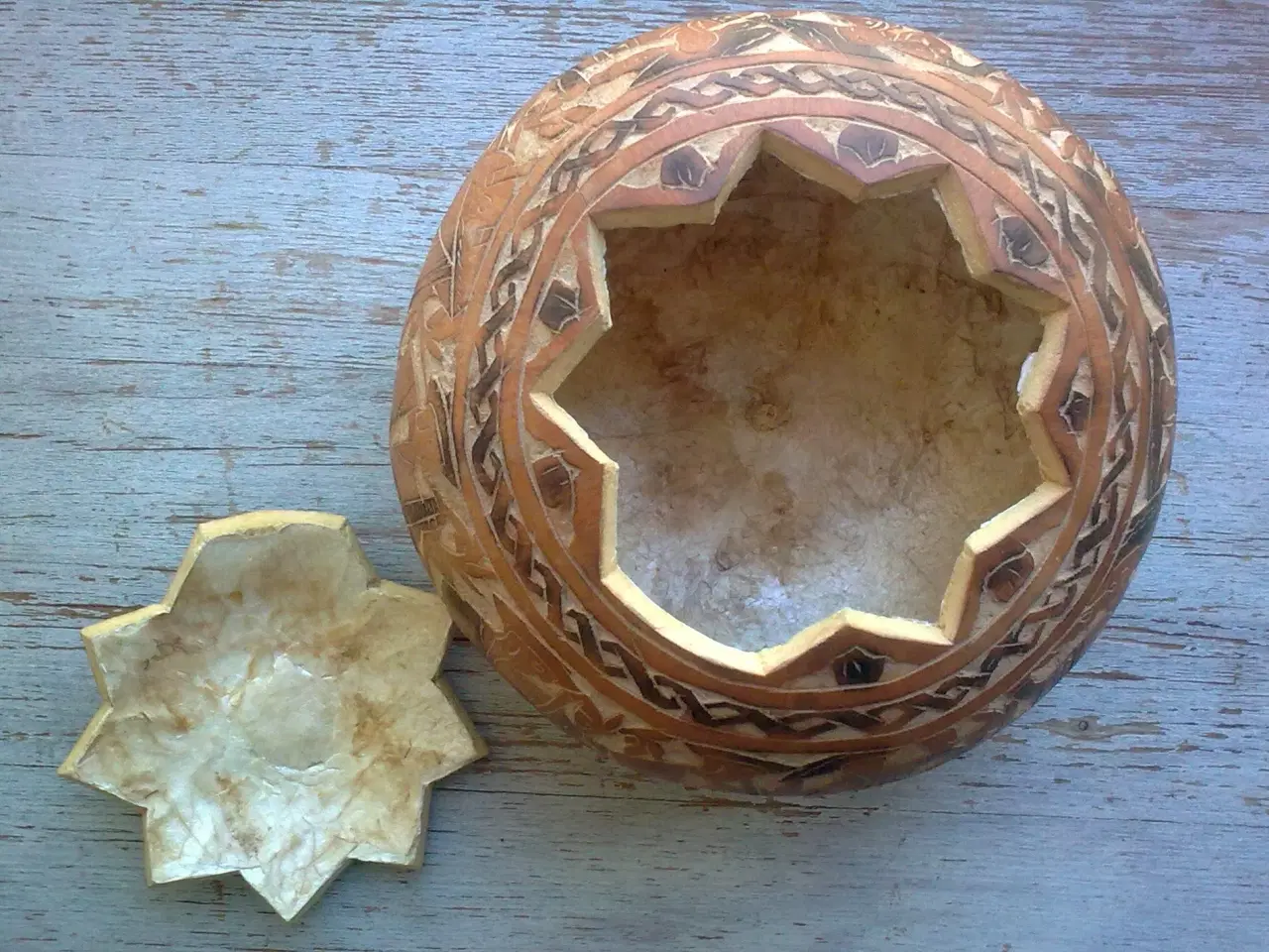 Billede 12 - Kalabas te krus kop Yerba Mate incl. bombilla