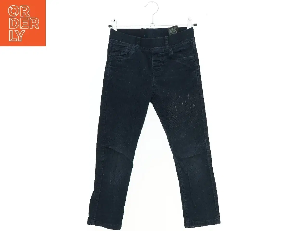 Billede 1 - Mørkeblå fløjsbukser fra H&M (str. 116)
