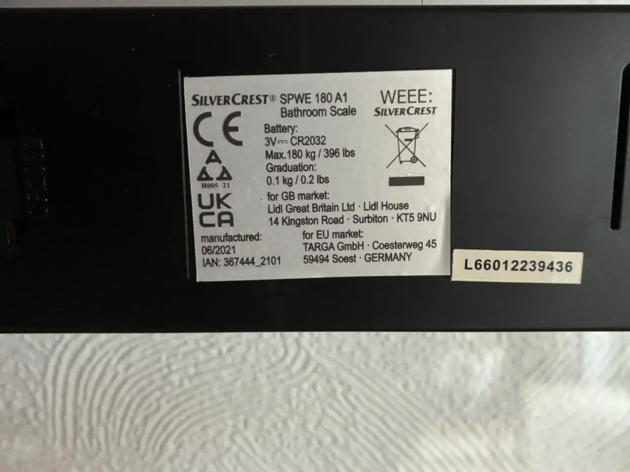 Billede 5 - Badevægt Silver Crest