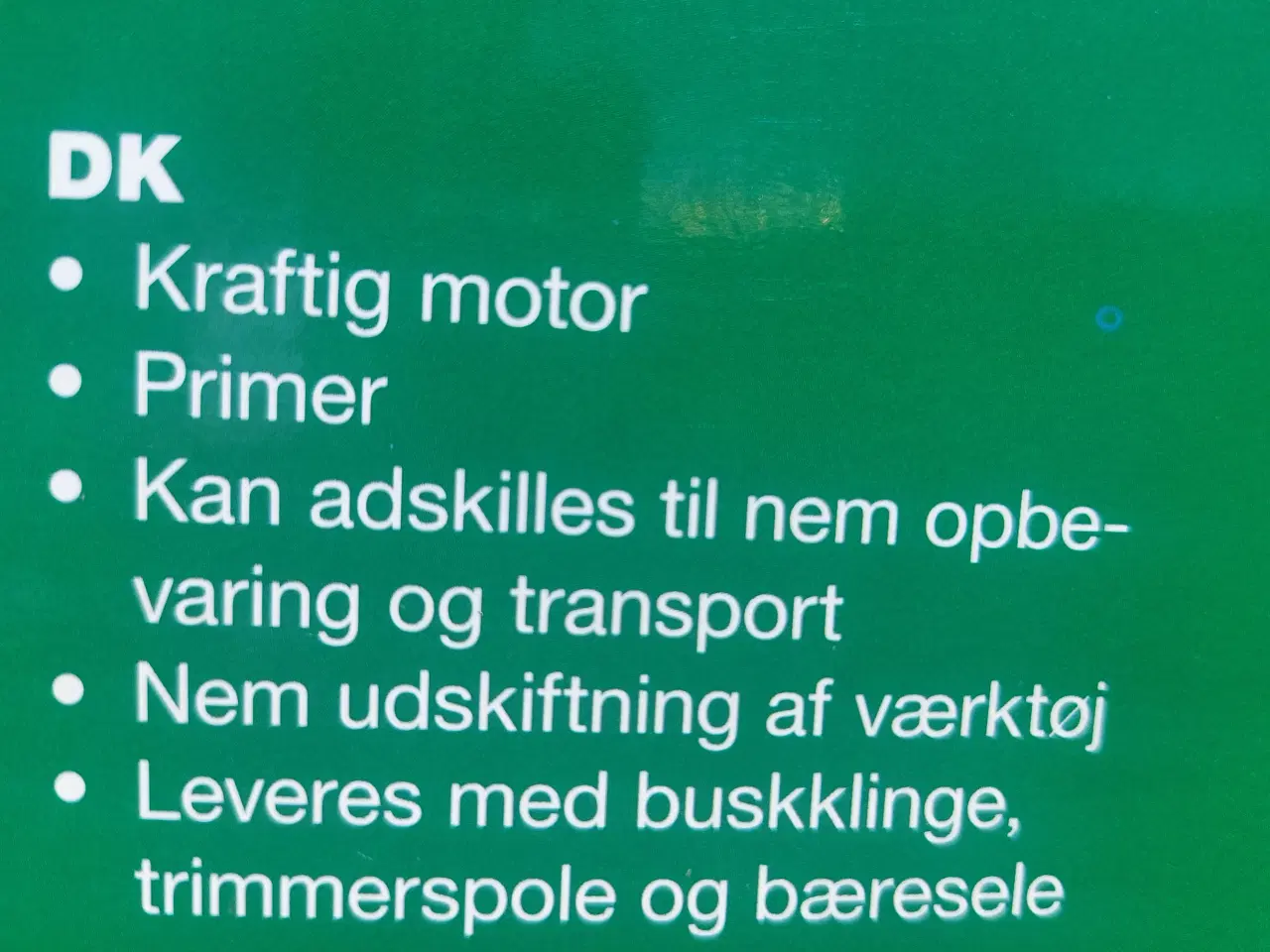 Billede 3 - Buskrydder med motor fra Biltema.