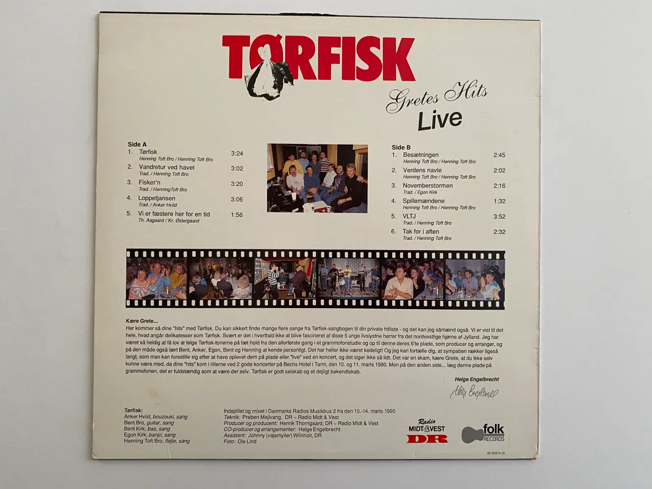 Billede 4 - LP.Tørfisk ‎– Gretes Hits - Live