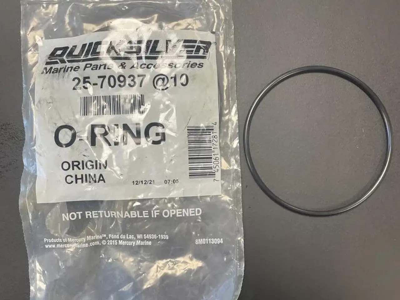 Billede 1 - Quicksilver O-ring oil seal carrier