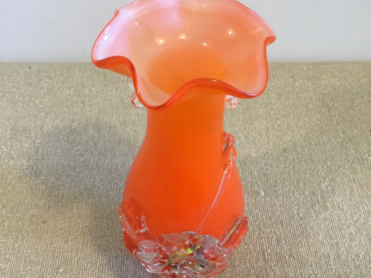 Billede 2 - Orange Tivoli vase 