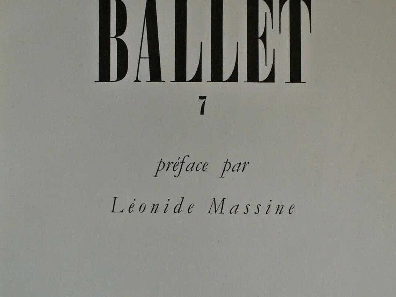 Billede 2 - ballet no 7. fransk, photographies par serge lido,