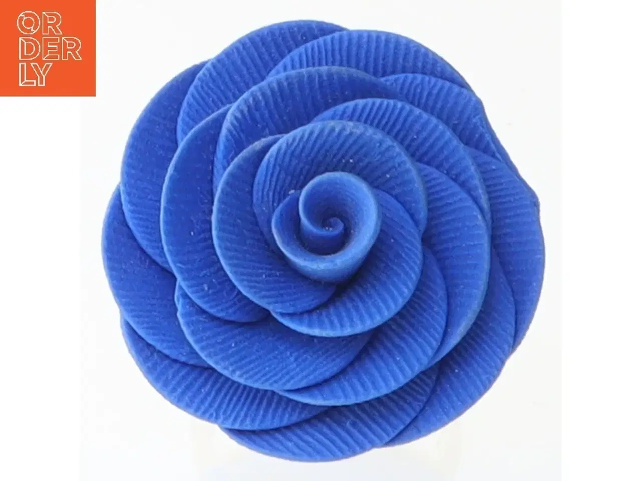 Billede 2 - Blå blomsterring (str. 51 mm)