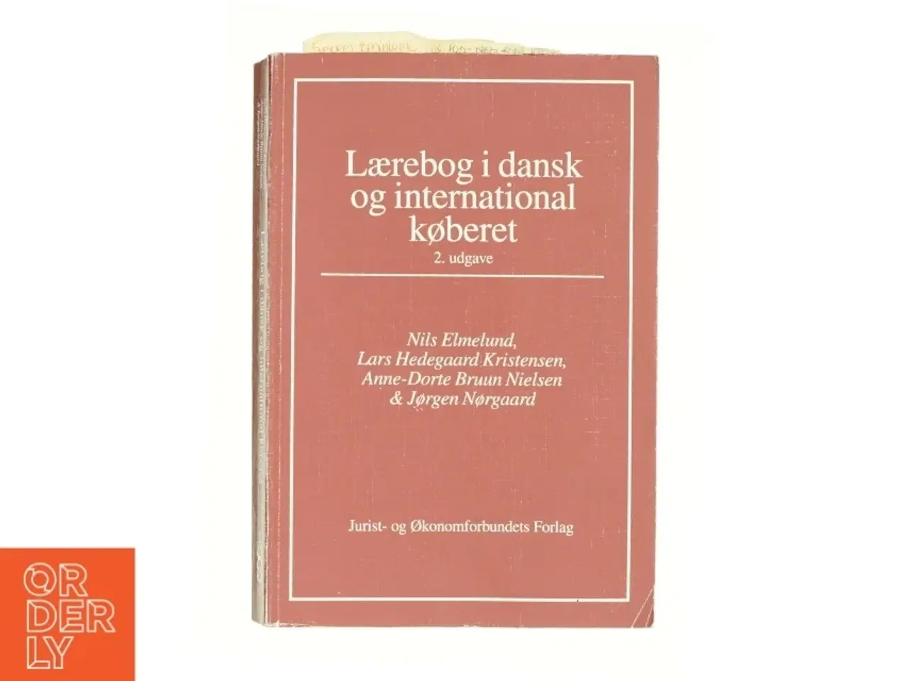 Billede 1 - Lærebog i dansk og international køberet af Nils Elmelund (Bog)