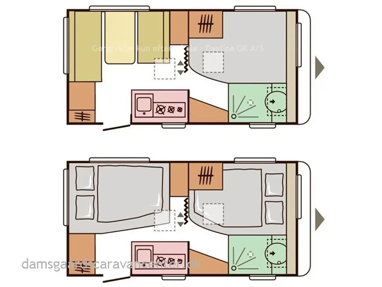 Billede 7 - 2020 - Adria Altea 432 PX   Dobbeltseng - Gulvvarme - Mover - Fortelt