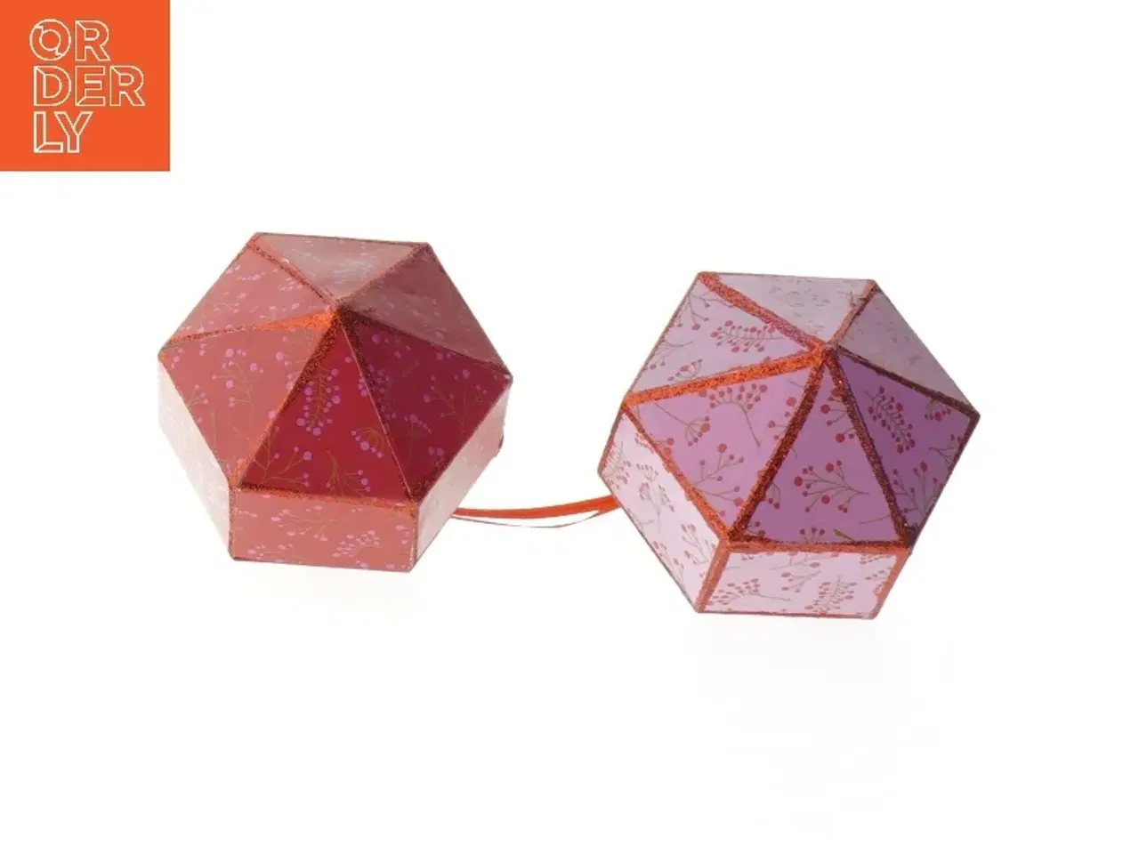 Billede 3 - Dekorative juleornamenter (str. 9x7,5 cm)