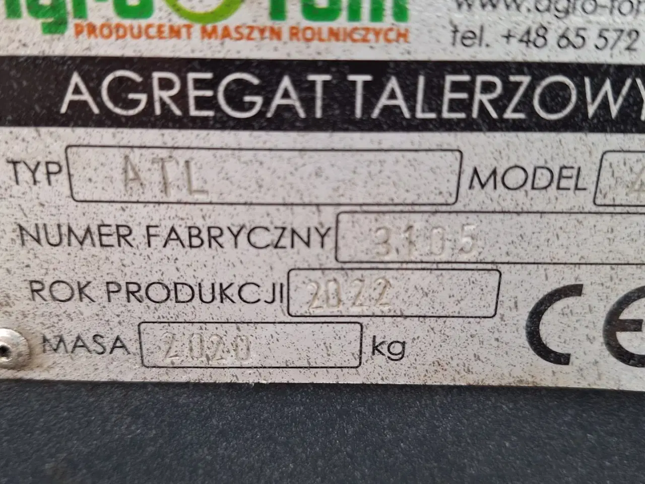 Billede 6 - AGRO - TOM 4 Meters DISC HARVE