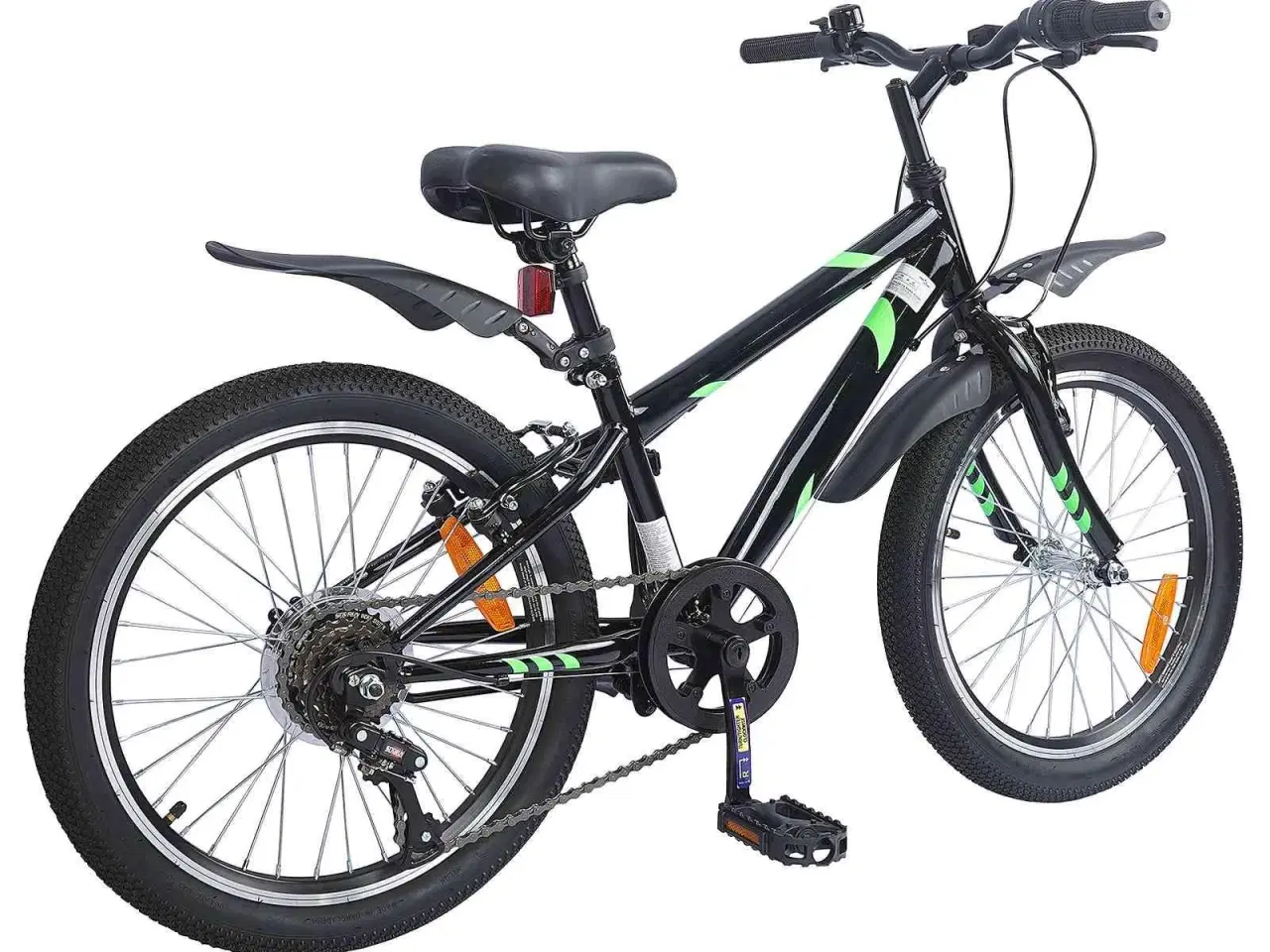 Billede 3 - Børnecykel 20 tommer 6-Speed til børn i alderen 6-11 år Sort