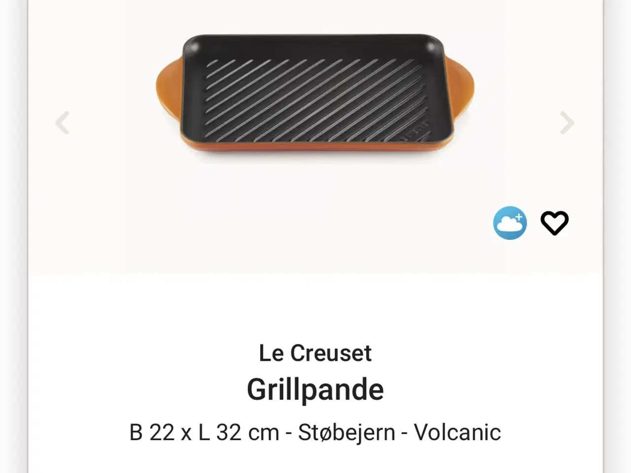 Billede 3 - Le Creuset grillpande