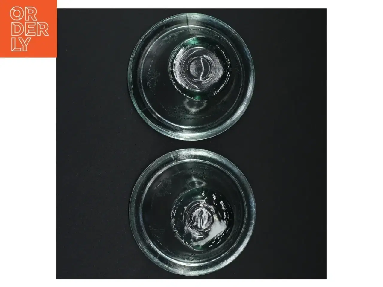 Billede 3 - Urtepotter, grønt glas (str. 9,5 x 12,5 cm)