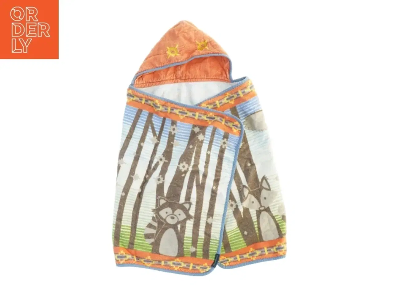 Billede 1 - Håndklæde med hætte til børn  med dyr fra Pendelton (str. 53 x 115 cm)