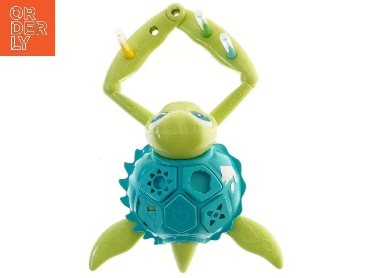 Billede 1 - Børnelegetøjs skildpadde med tuscher fra Spire (str. 25 cm)