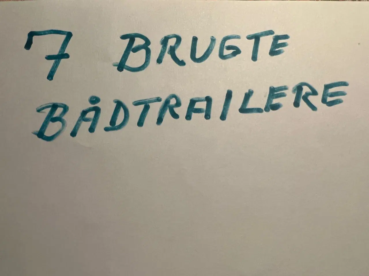 Billede 1 - båd trailer