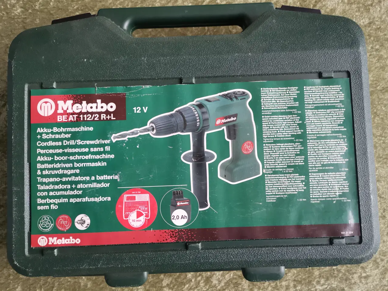 Billede 2 - Metabo Batteriskrue/boremaskine