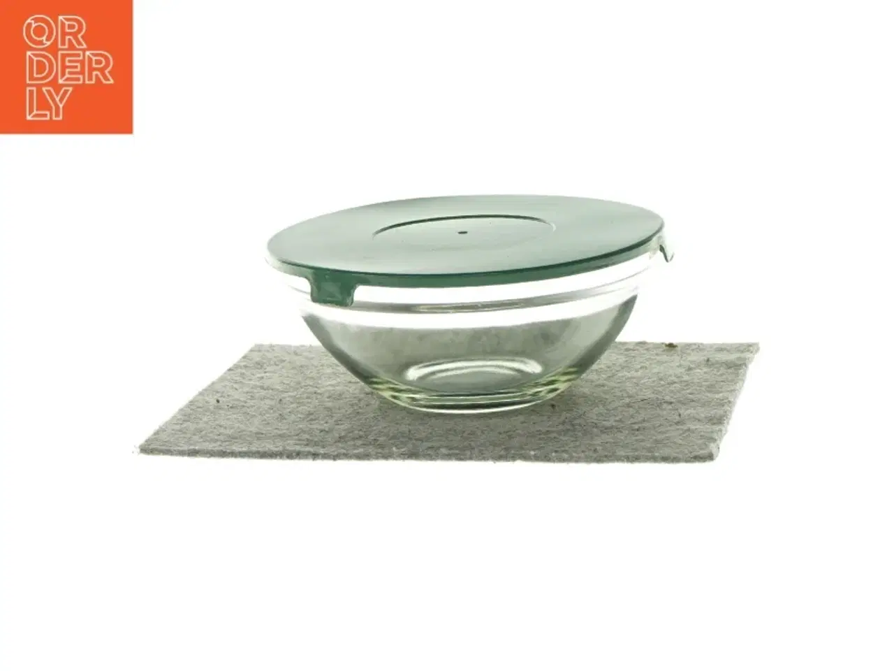 Billede 1 - Glasskål (str. 8 x 18cm)