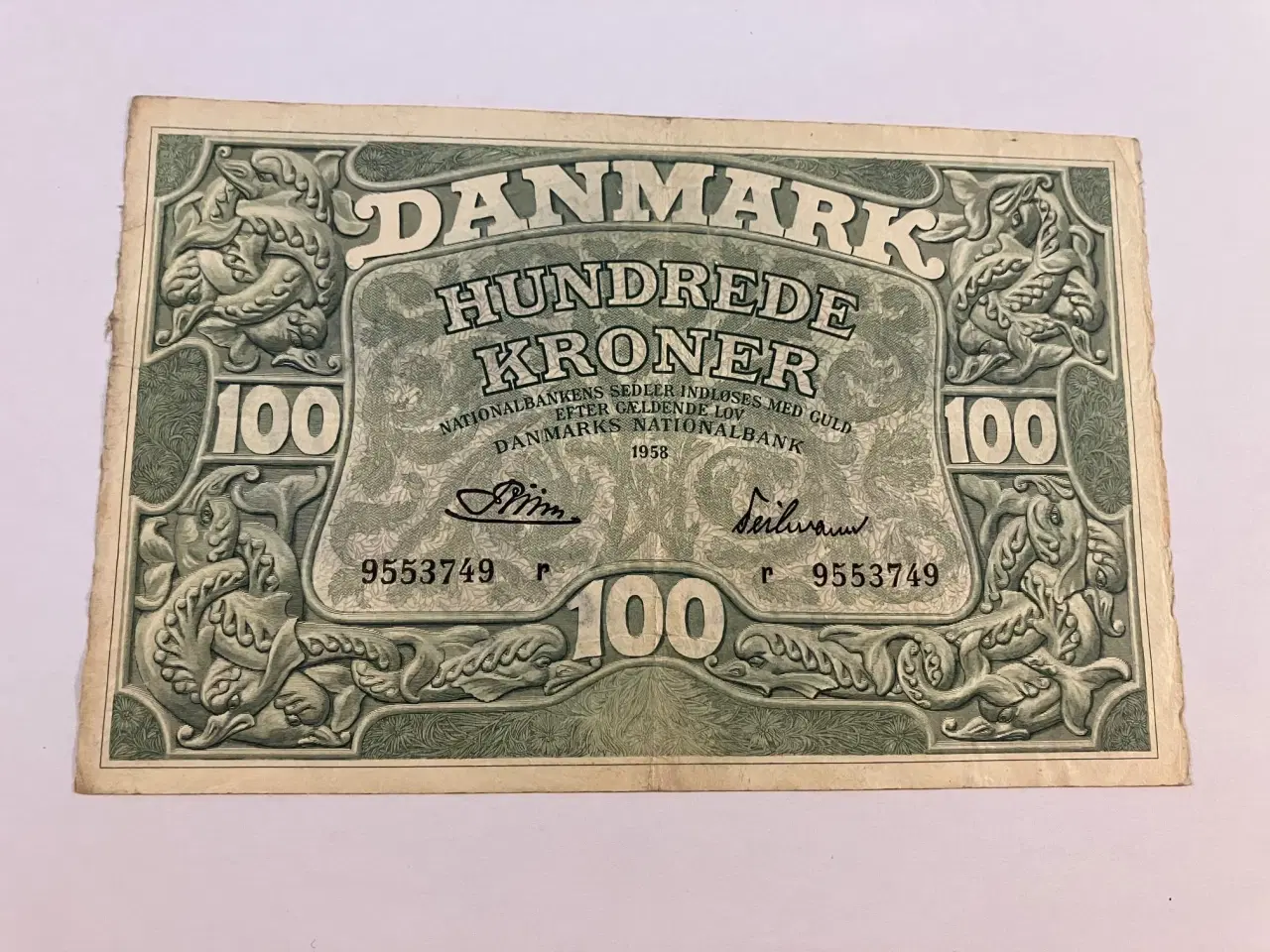 Billede 1 - 100 Kroner 1958 Danmark