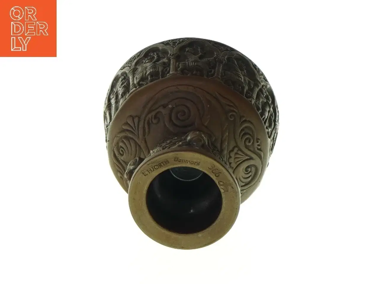 Billede 4 - Krukke med mønster fra L. Hjort (str. HØ:15x13cm)