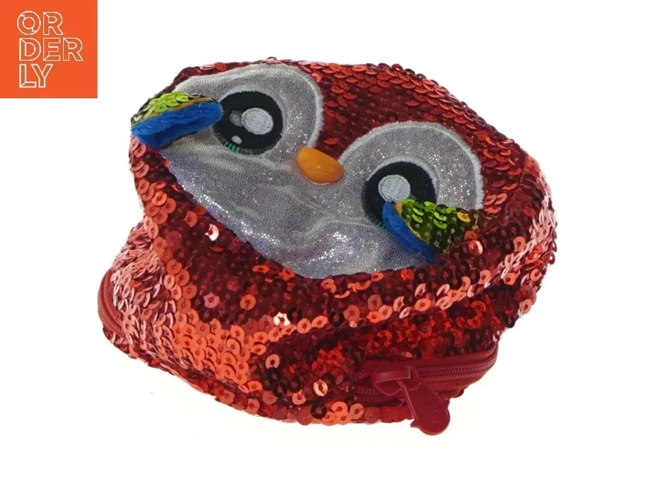 Billede 5 - Glitrende ugle pung (str. Ø 14x9,5 cm)