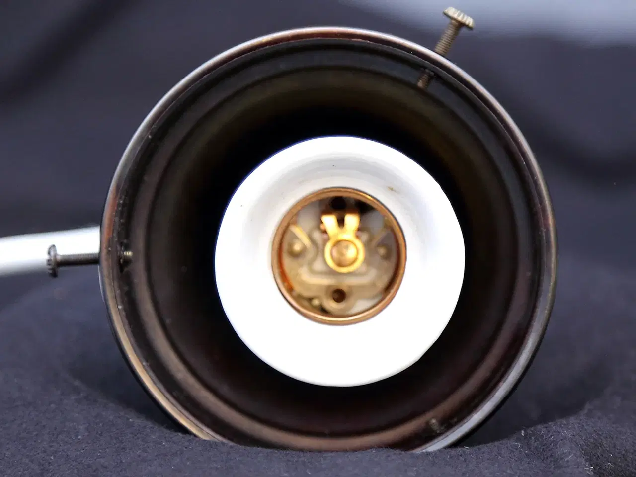 Billede 10 - Stor Art Deco glaspendel med blomster, ca. 1930–40