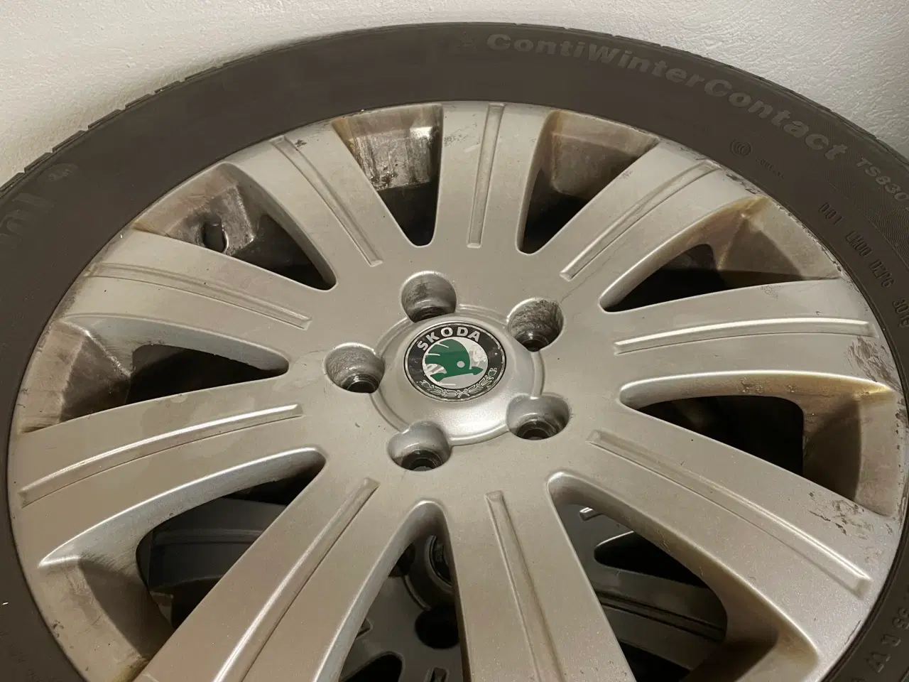 Billede 1 - 4 stk Alufælge med vinter dæk
