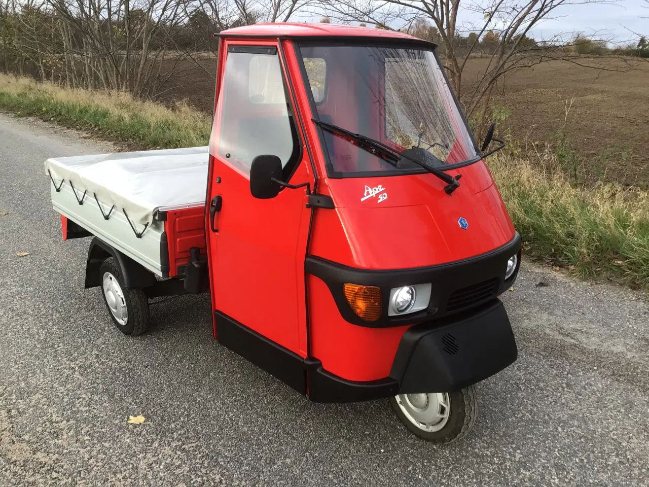 Billede 1 - Piaggio Ape 25km m/benzinfyr / alulad