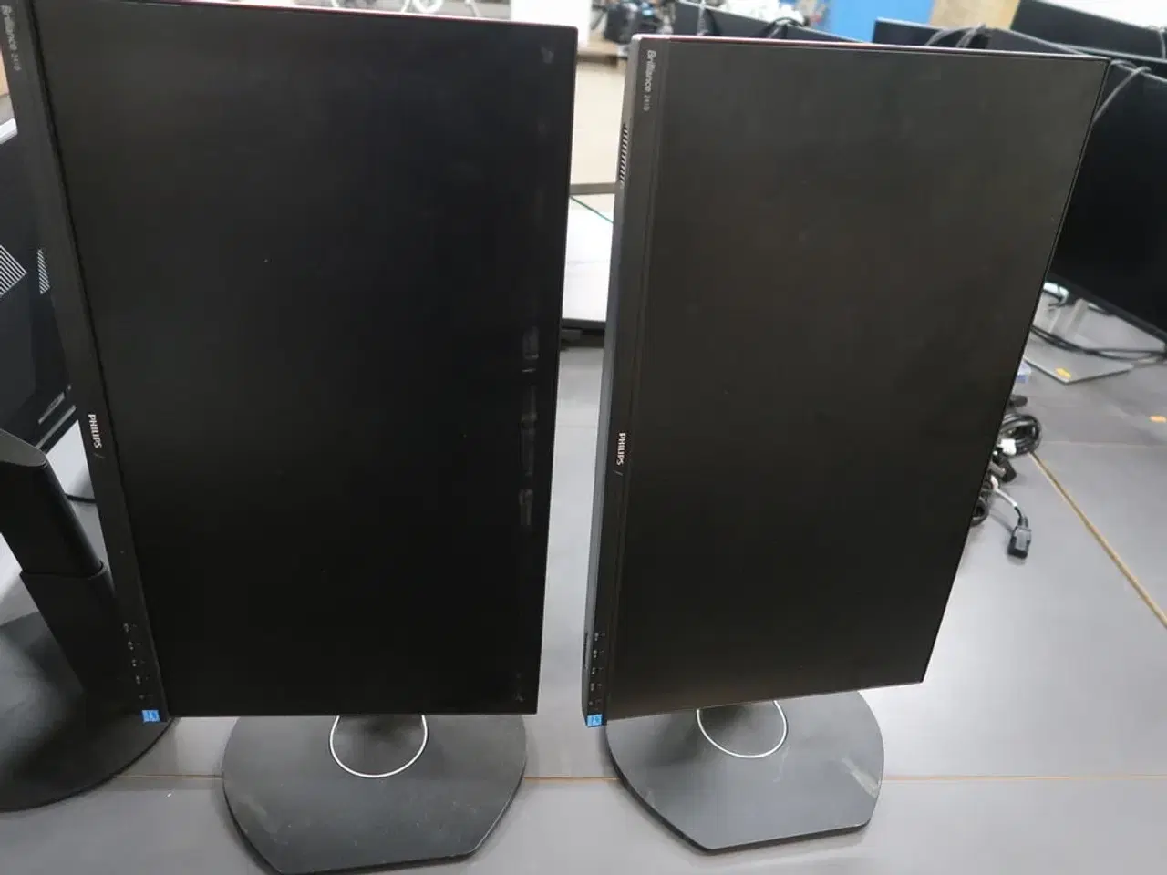 Billede 1 - 2 stk. PC skærme PHILIPS