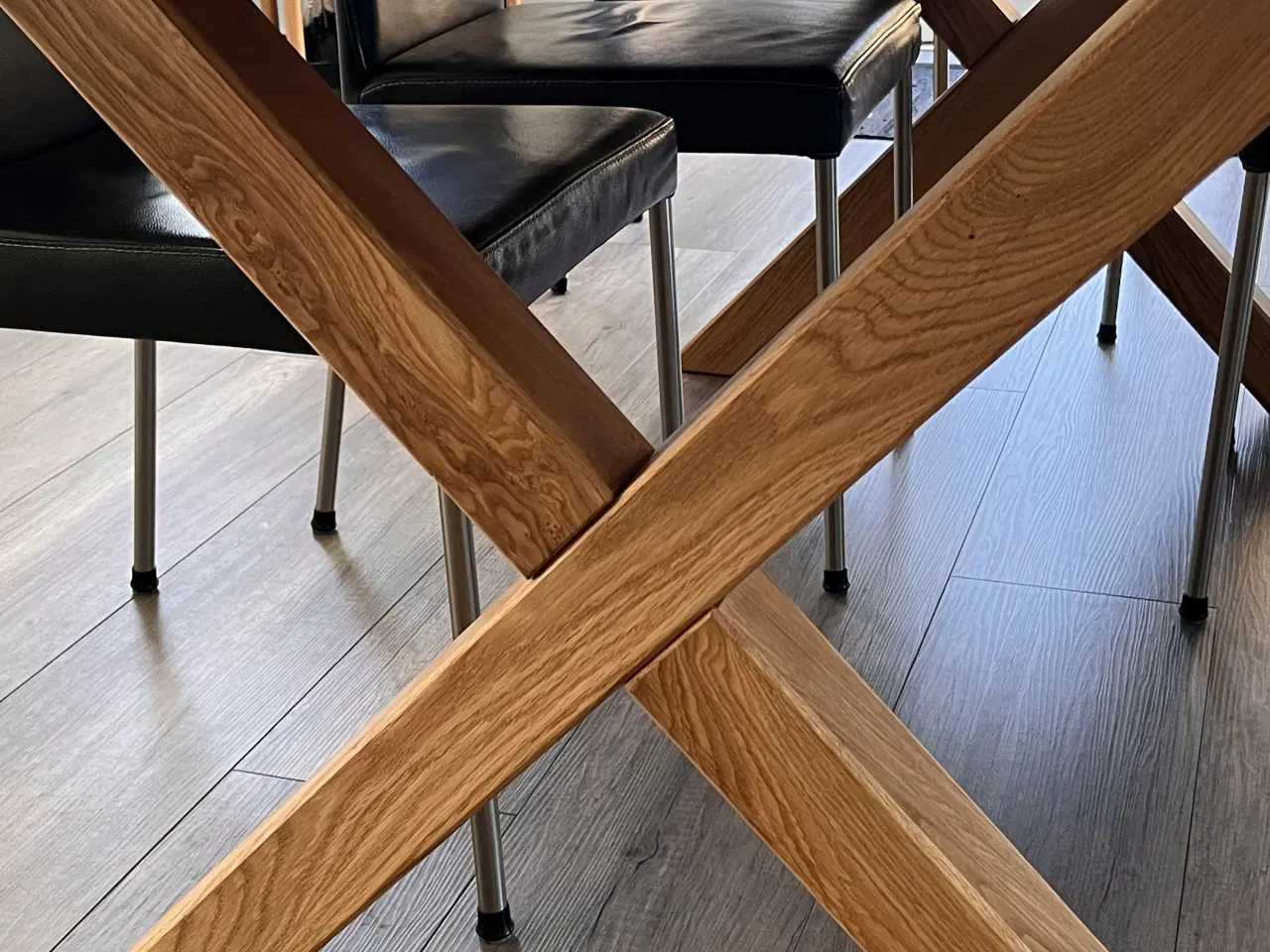 Billede 2 -  Gribskov olieret Egetræs spisebord