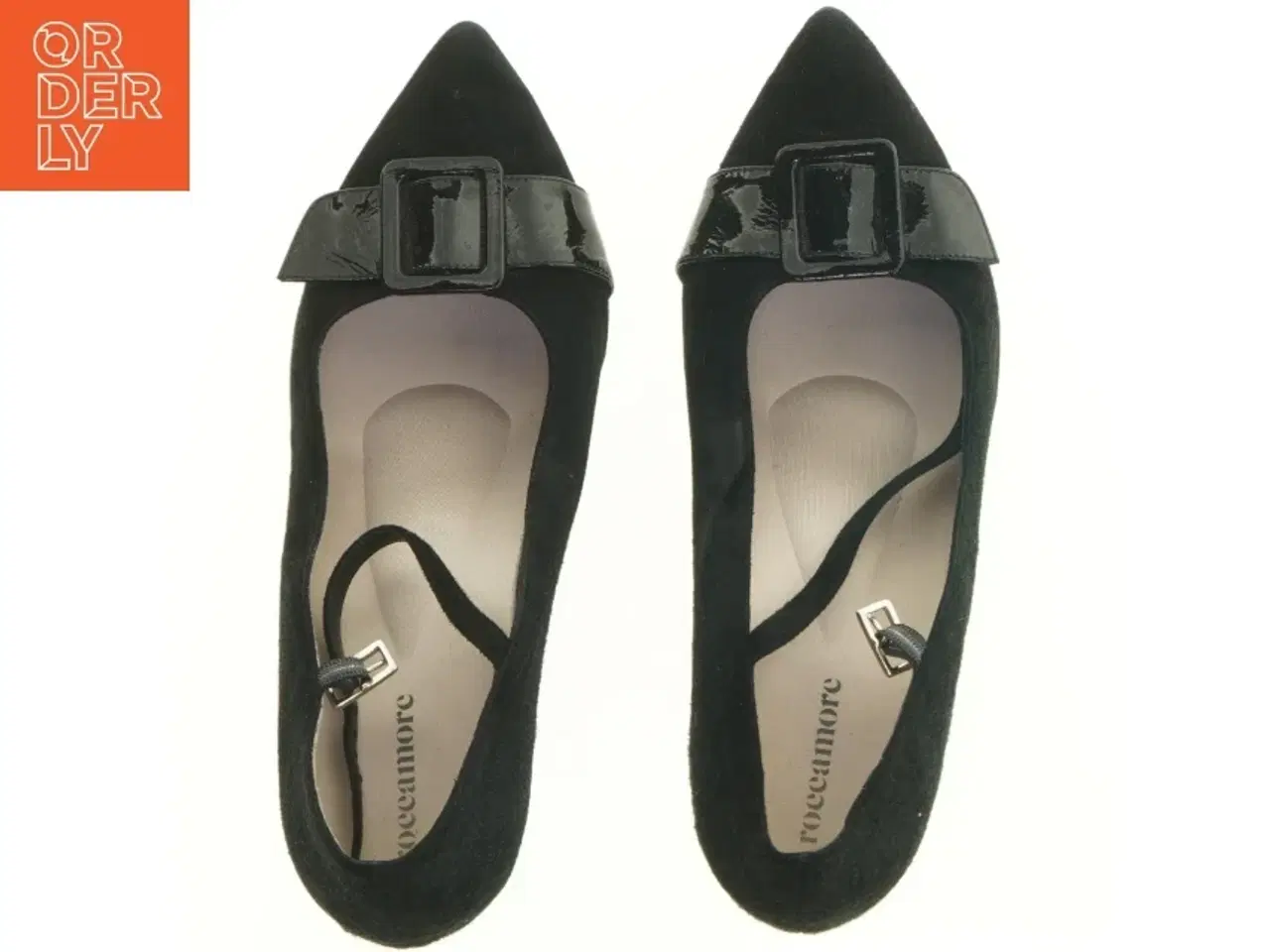 Billede 11 - Str. 41 Roccamore, sorte ruskindspumps