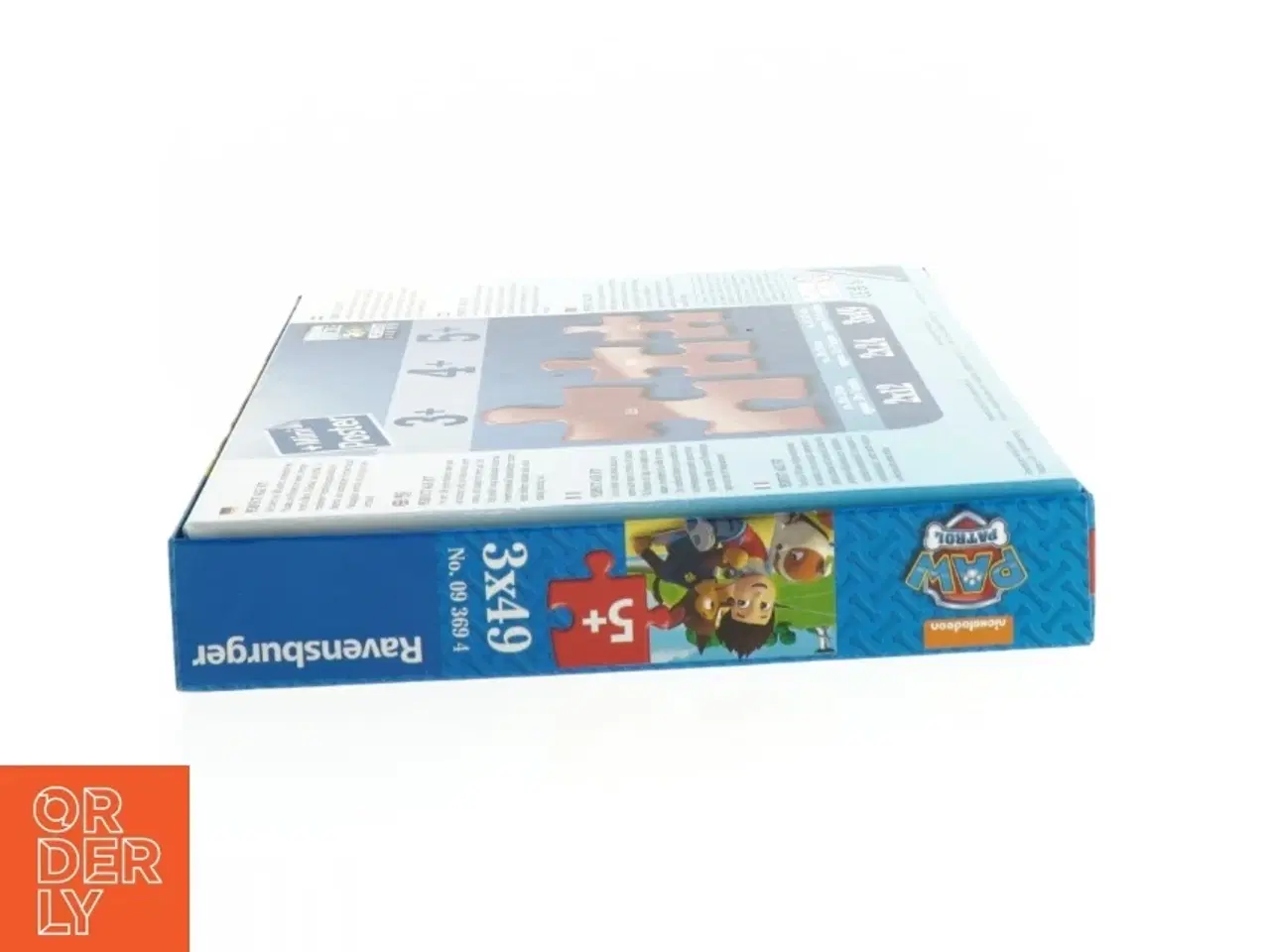 Billede 2 - Paw Patrol puslespil fra Paw Patrol (str. 3 x 39 rækker 3 x 39 brikker)