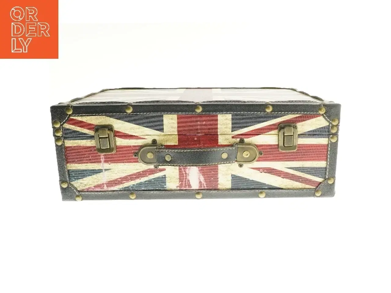 Billede 2 - Vintage kuffert med britisk flag (str. 40x30x14 cm)