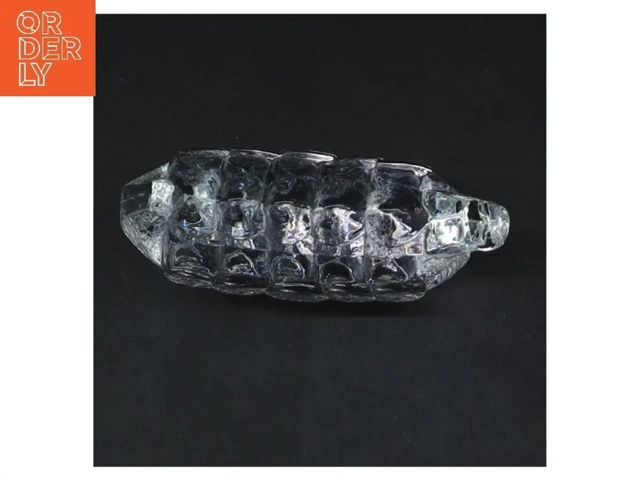 Billede 3 - Kosta Boda Glas Vikingeskib (str. 10,5x8,5 cm)