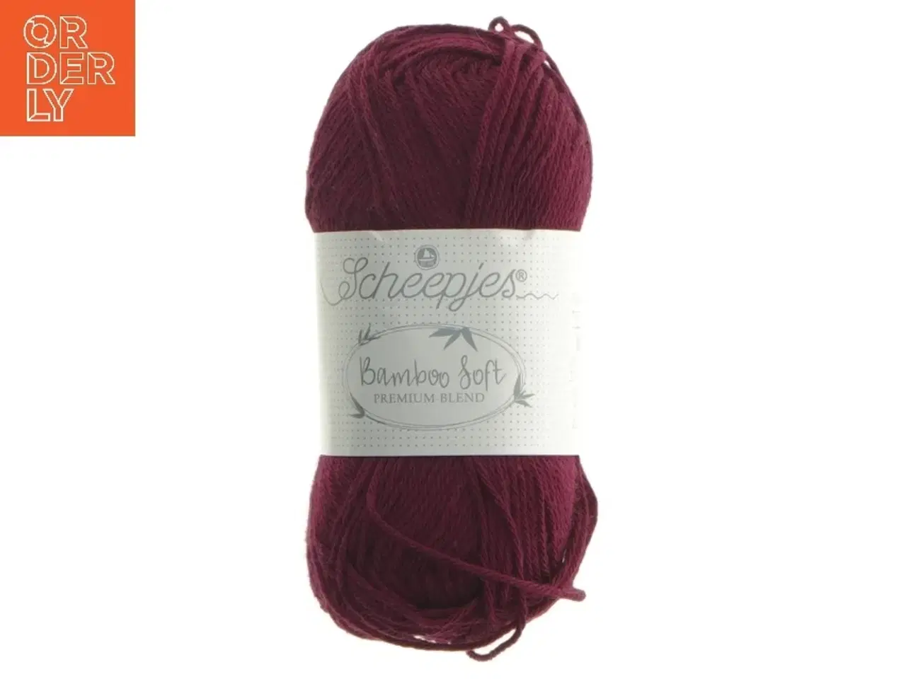 Billede 1 - bambusgarn, vinrød fra Scheepies (str.  150 m cm)