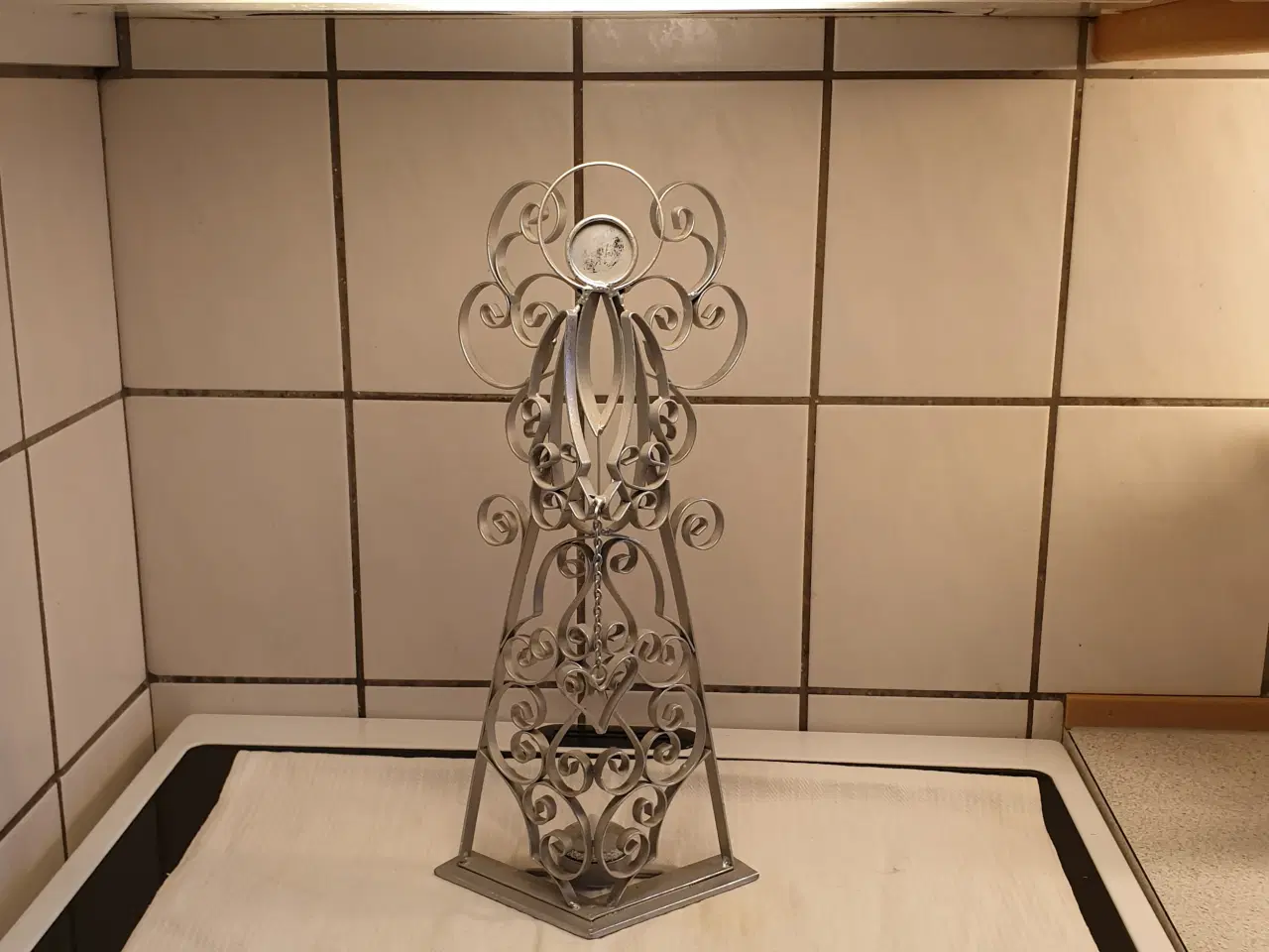 Billede 1 - Engle skulptur metal h39cm