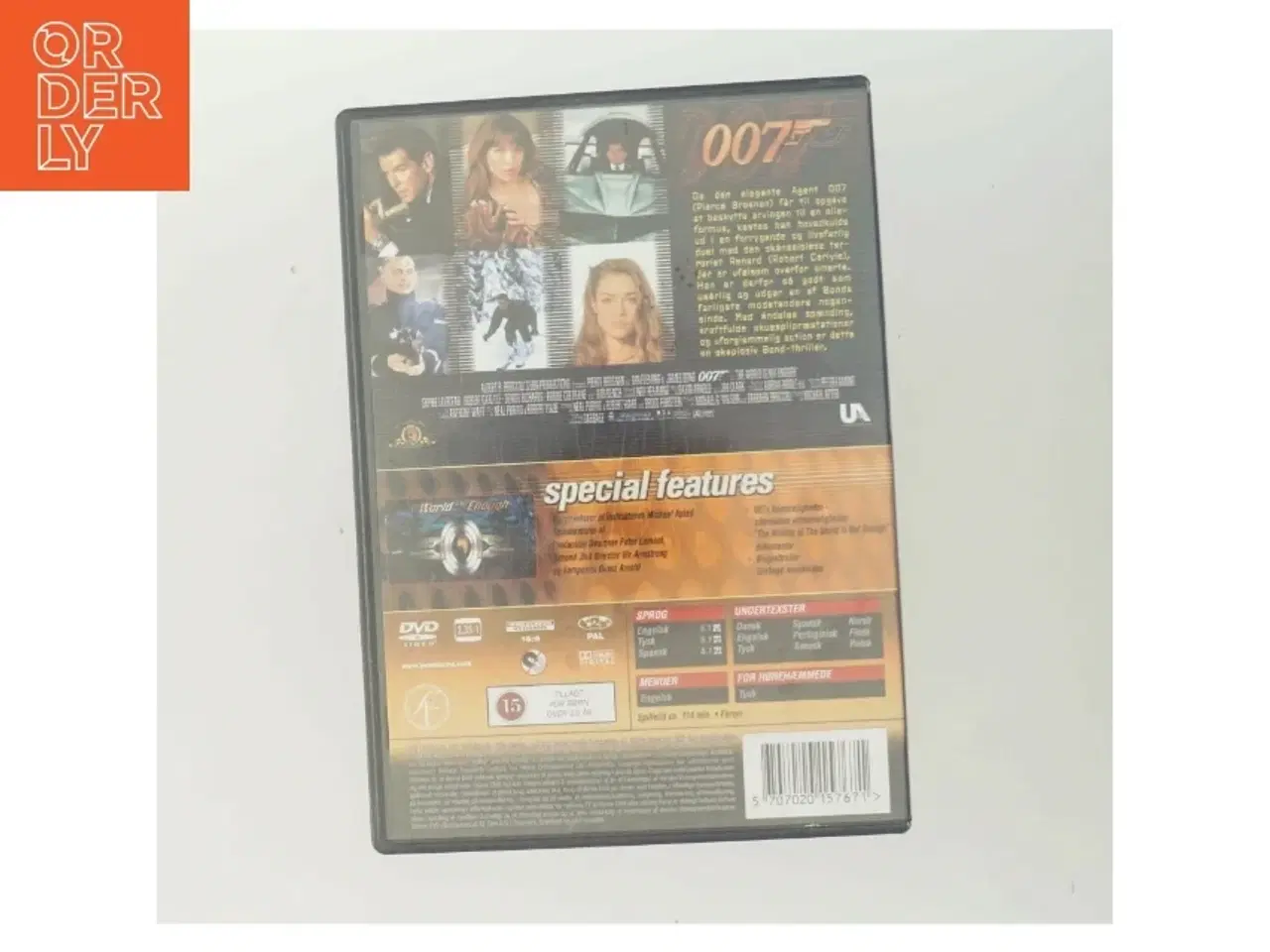 Billede 3 - 007, the world is not enough med Pierce Brosnan (DVD)