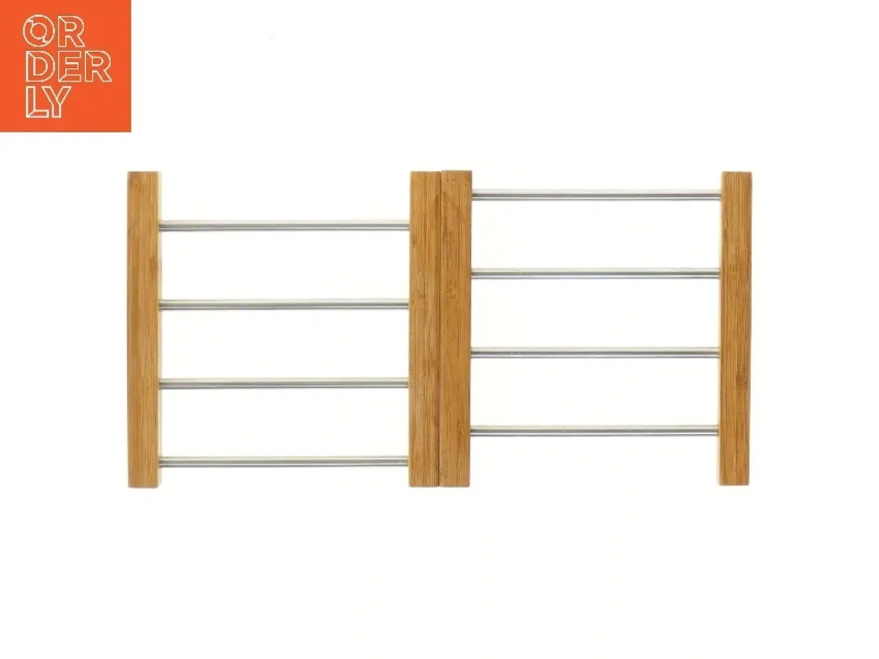 Billede 2 - Bordskåner i bambus og metal (str. 24-40 cm)