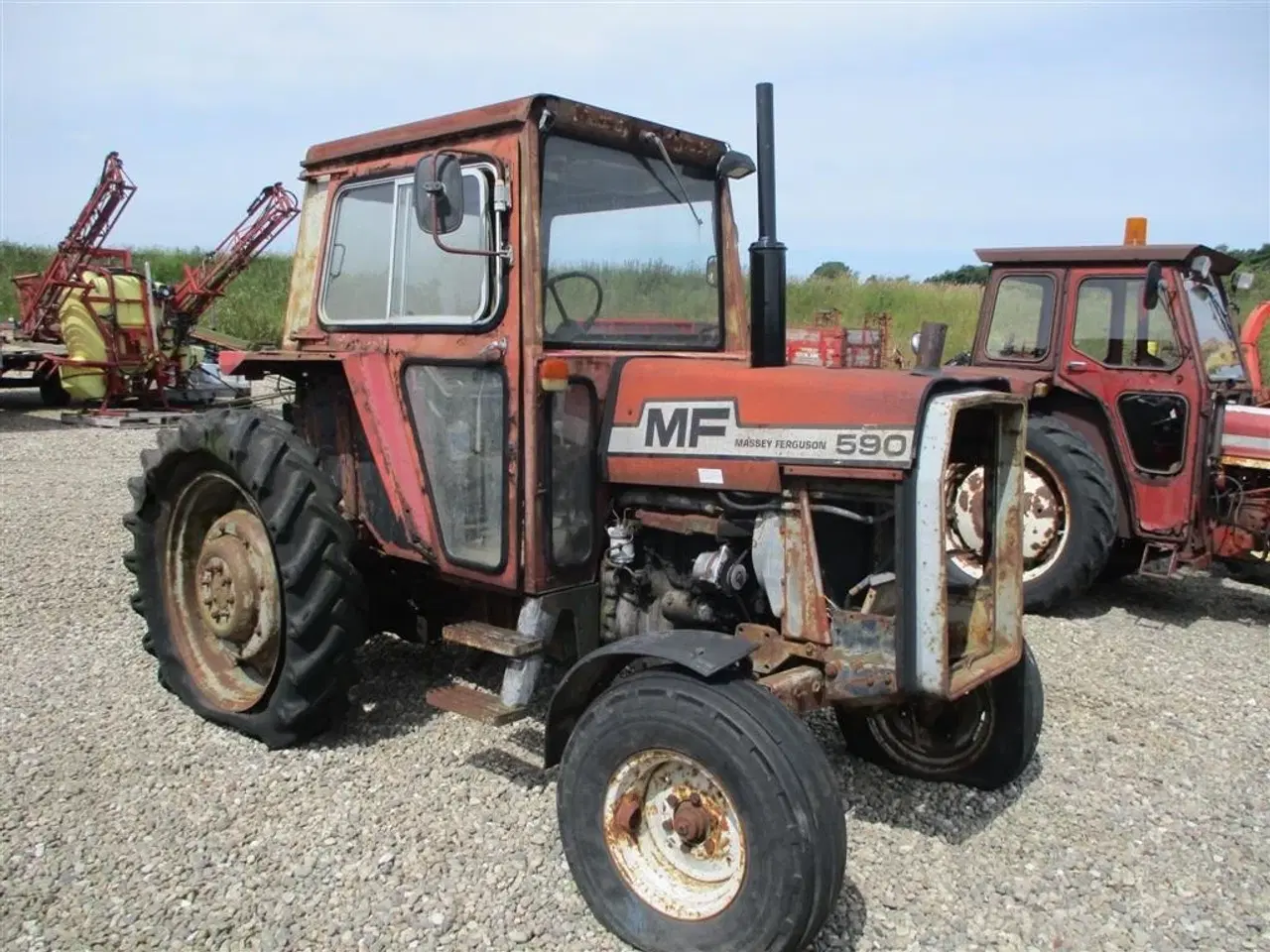 Billede 2 - Massey Ferguson 590 Motor sidder fast