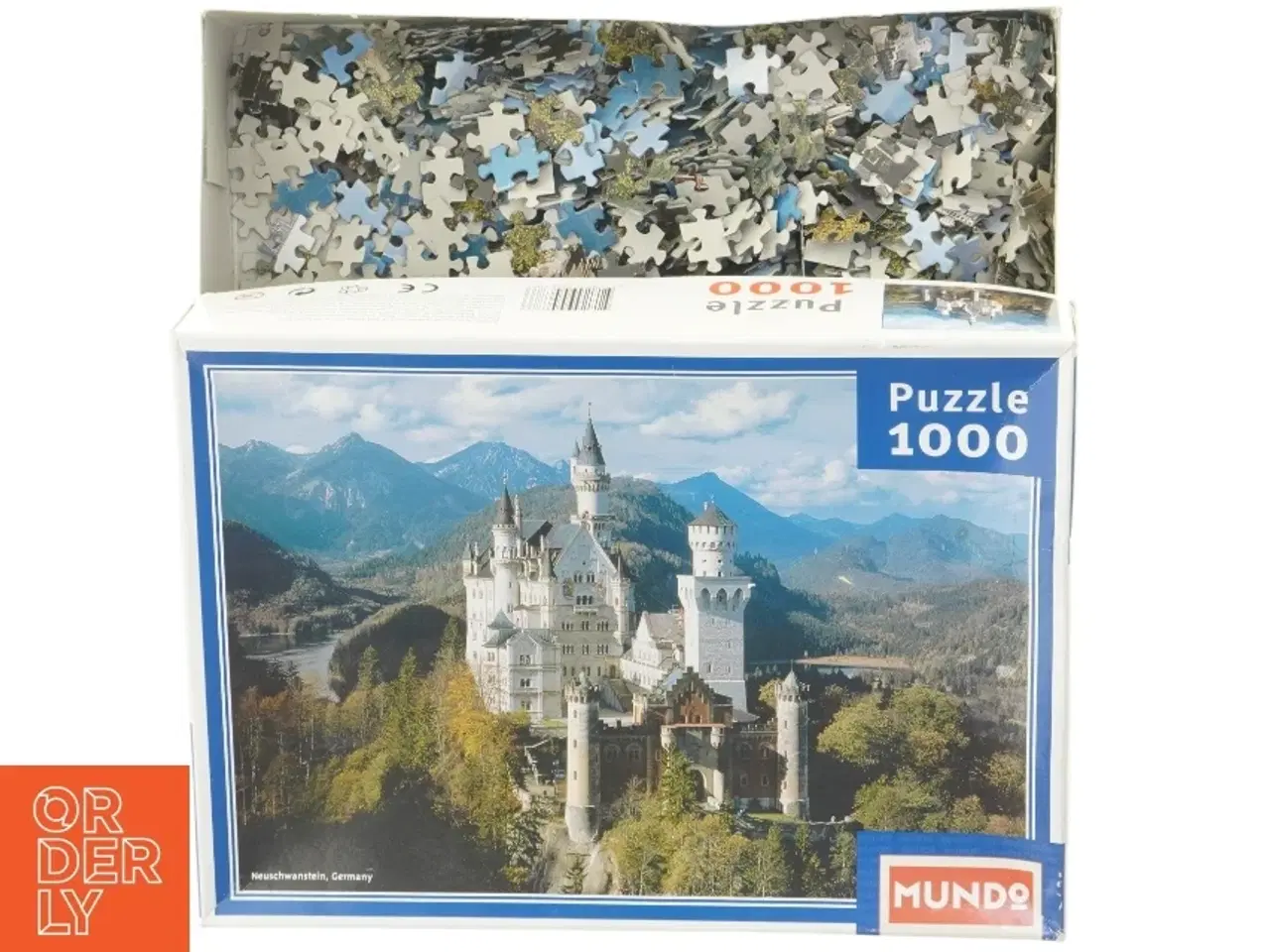 Billede 1 - Puslespil af Neuschwanstein-slot, 1000 fra MUNDO (str. 44 x 68 cm)