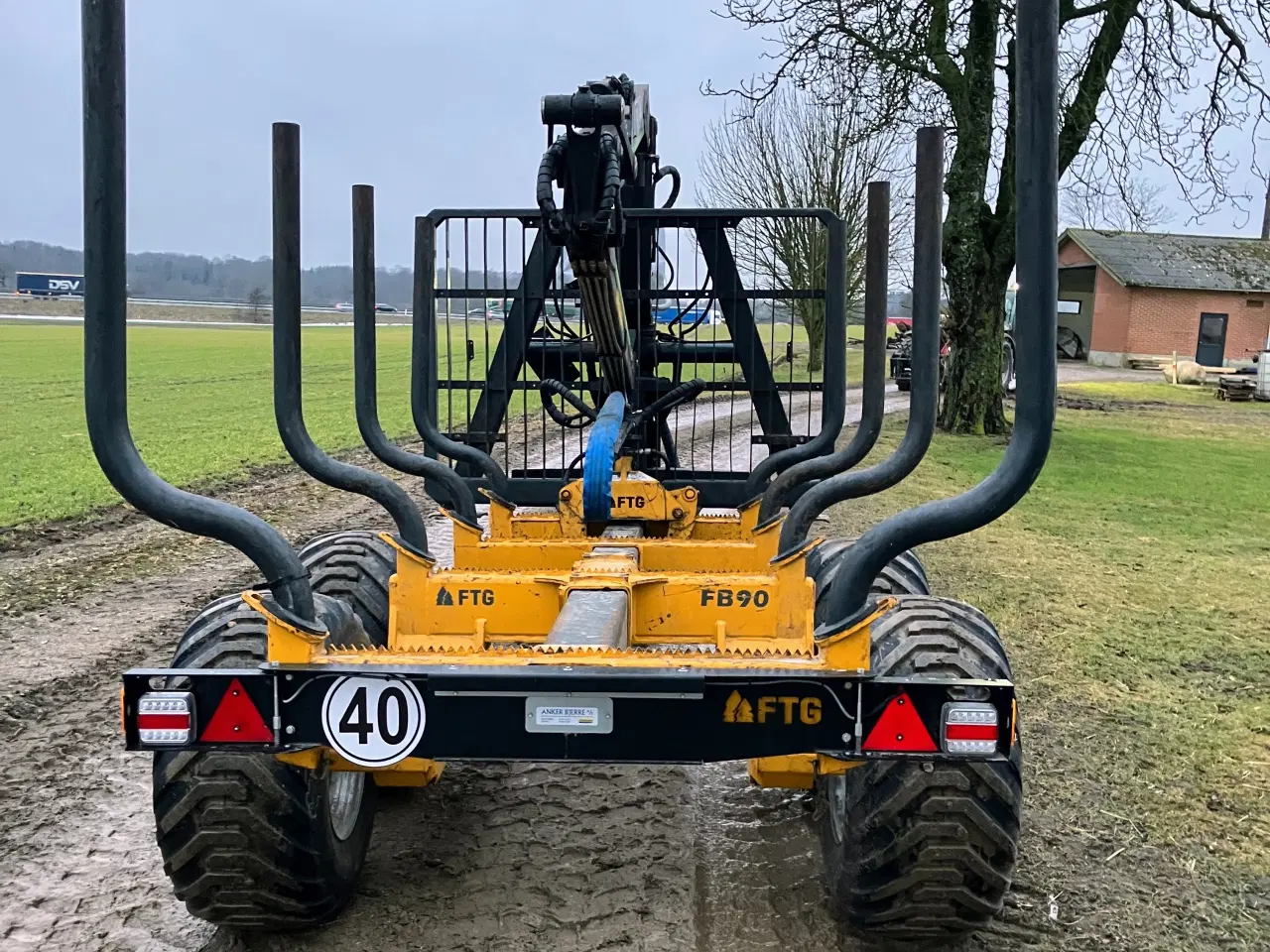 Billede 4 - 9 t. FTG skovvogn - FB90/FB63T