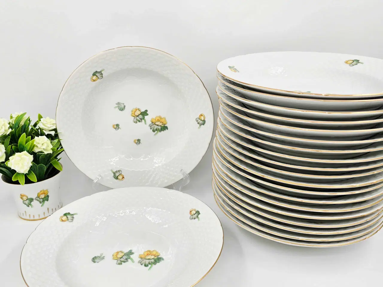 Billede 1 - Erantis Stor Dyb Tallerken Porcelæn