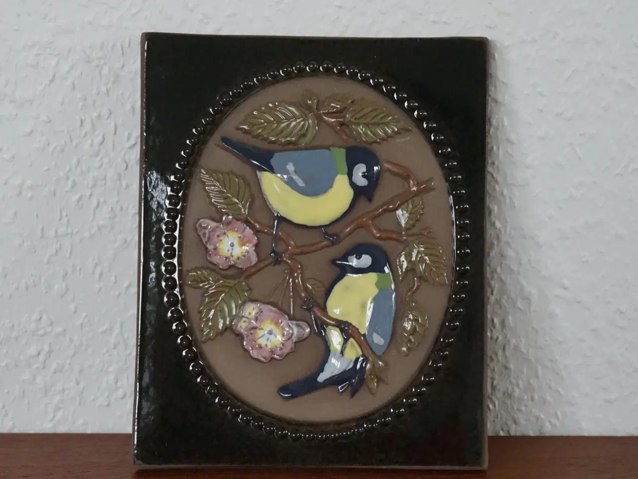 Billede 8 - Vintage relief - musvitter på gren