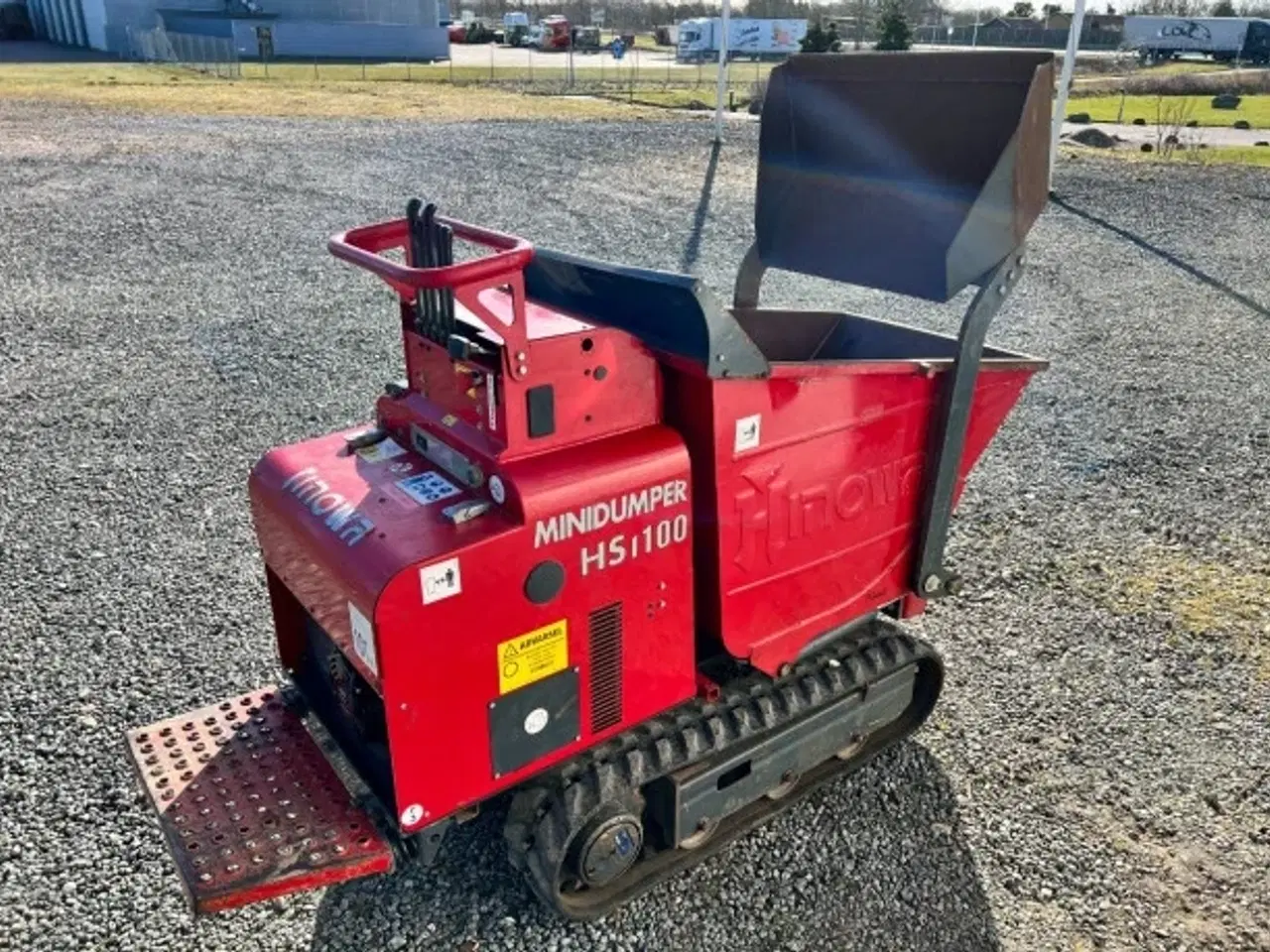 Billede 4 - HINOWA HS 1100 - SELVLÆSSER Larvebåndsdumper / Ny motor