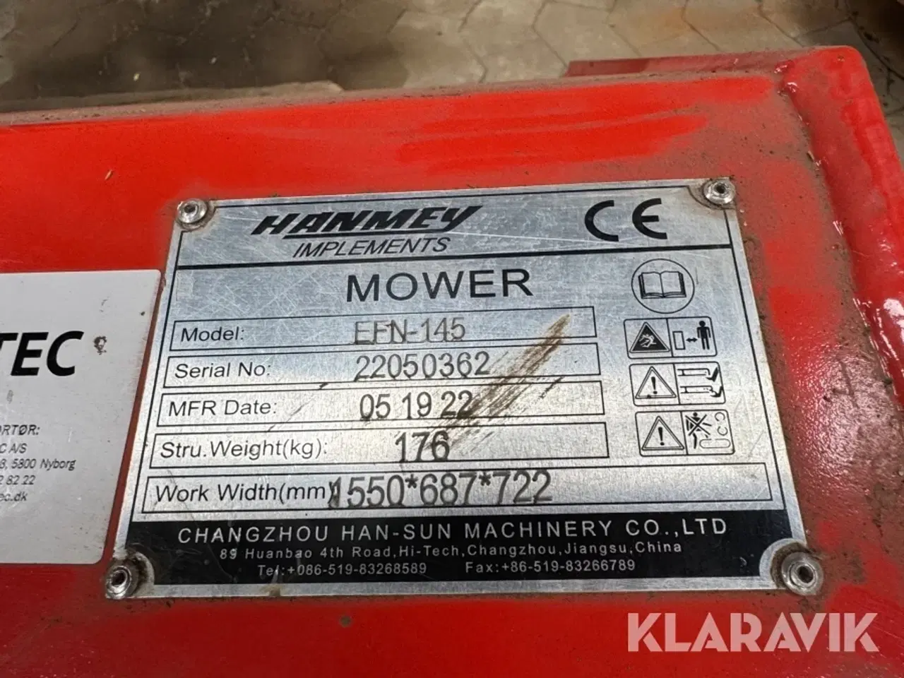 Billede 7 - Slagleklipper DK•TEC EFN-145