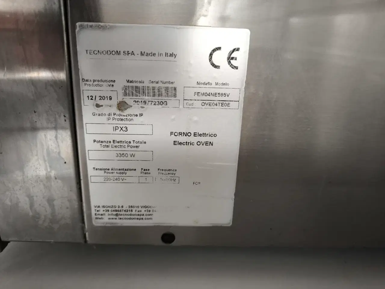 Billede 6 - Ovn TECNODOM SPA Nerone595-4
