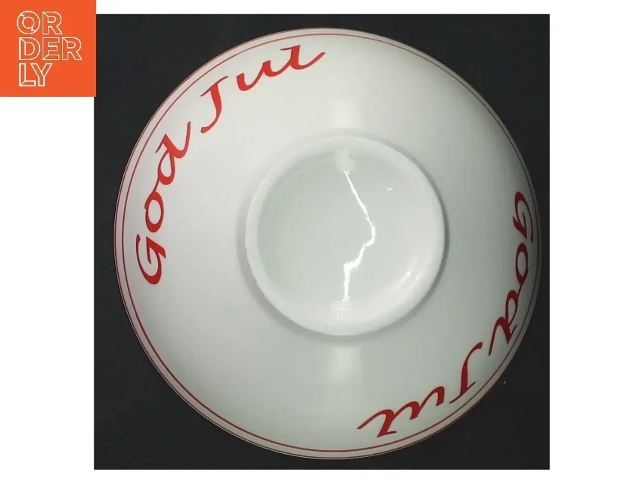 Billede 2 - Skål med 'God Jul' tekst (str. Ø 13 cm)