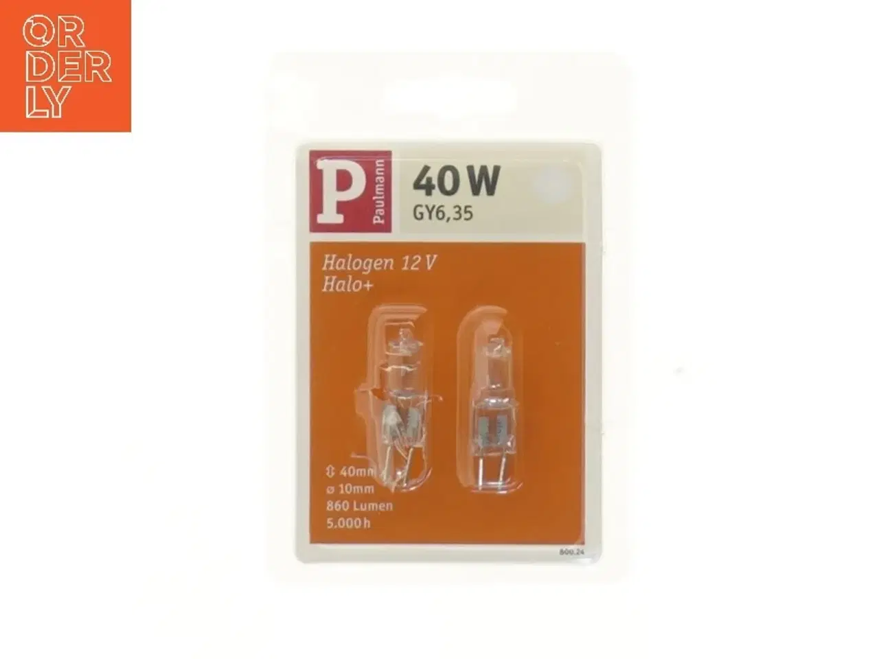 Billede 2 - Halogenpærer 40W GY6.35 fra Paulmann (str. 40 mm)