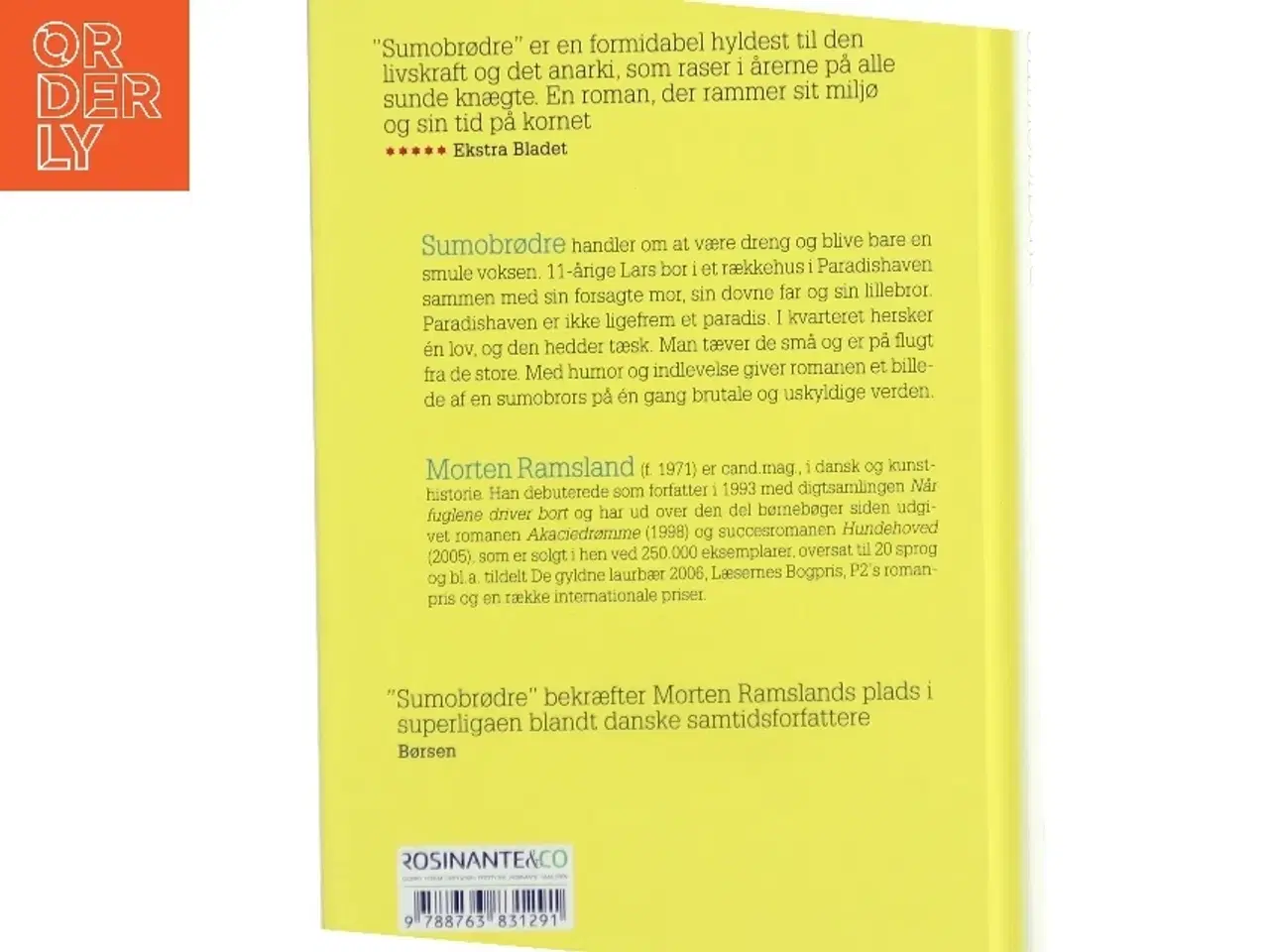 Billede 2 - Sumobrødre : roman af Morten Ramsland (Bog)